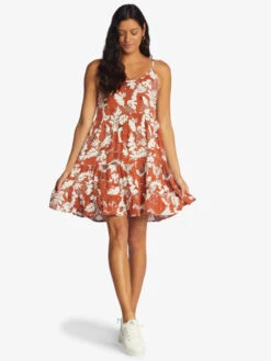 Roxy Teen Dream Woven Strappy Dress -Shoreline Mood arjwd03496 roxyw cns6 frt9