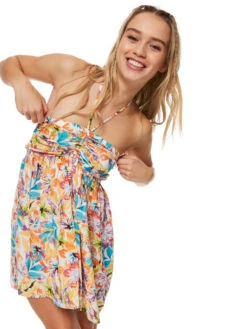 Roxy Happy Hour Mini Dress -Shoreline Mood arjwd03506 roxym wbb8 frt10