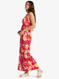 Roxy Away On Vacay Printed Wide Leg Jumpsuit -Shoreline Mood arjwd03520 roxyw rzn7 bck1