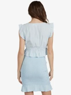 Roxy Sweetest Love Short Sleeve Top -Shoreline Mood arjwt03273 roxyw bzq0 bck1