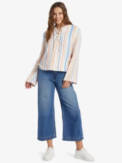 Roxy Cabo Trip Hooded Poncho -Shoreline Mood arjwt03280 roxyw wbk3 frt9