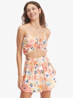 Roxy Island Hops Halter Tube Top