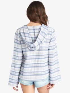 Roxy Paradise Calling Woven Poncho Hoodie 7 Roxy Paradise Calling Woven Poncho Hoodie -Shoreline Mood arjwt03293 roxyw bng3 bck1