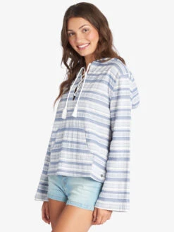 Roxy Paradise Calling Woven Poncho Hoodie 8 Roxy Paradise Calling Woven Poncho Hoodie -Shoreline Mood arjwt03293 roxyw bng3 sd1