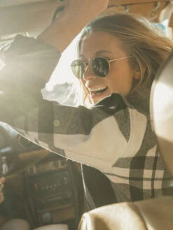 Roxy Let It Go Long Sleeve Shirt -Shoreline Mood arjwt03296 roxyl kvj1 bck2