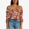 Roxy Like The Sun Off The Shoulder Top