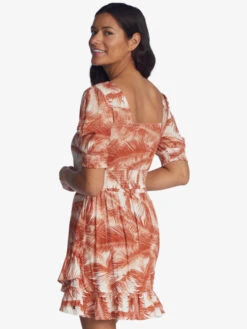 Roxy Abundant Swell Woven Top -Shoreline Mood arjwt03310 roxyw cns6 frt3