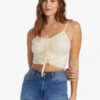 Roxy Vibrant Light Strappy Crop Top