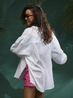 Roxy Mellow Morning Long Sleeve Shirt -Shoreline Mood arjwt03318 roxym wbk0 bck1