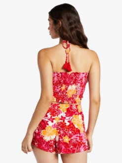 Roxy Warm Waters Bandeau Top -Shoreline Mood arjwt03319 roxyw rzn7 bck1