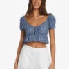 Roxy Clearwater Cove Short Length Short Sleeve Top