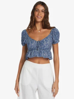 Roxy Clearwater Cove Short Length Short Sleeve Top