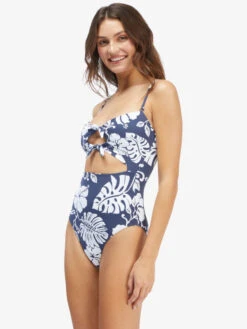 Roxy Just Shine Fashion One Piece Swimsuit Women 7 Roxy Just Shine Fashion One Piece Swimsuit Women -Shoreline Mood arjx103114 roxyw bsp7 sd1