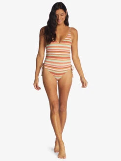 Roxy Printed Beach Classics One Piece Swimsuit -Shoreline Mood arjx103116 roxyw cns3 frt9