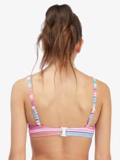 Roxy Active Underwired Bikini Top -Shoreline Mood arjx303537 roxyw wbb3 bck1