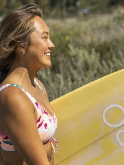 Roxy Active Athletic Bralette Bikini Top -Shoreline Mood arjx303539 roxyl ngp7 sd1