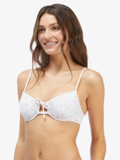 Roxy Ditsy In Paradise Underwired Bralette Bikini Top -Shoreline Mood arjx303550 roxyw gcf7 sd1