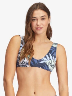 Roxy Printed Beach Classics Bralette Bikini Top