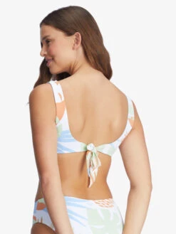 Roxy Wildflowers Reversible Bralette Bikini Top -Shoreline Mood arjx303575 roxyw wbb6 bck1