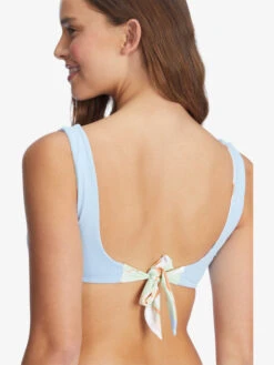 Roxy Wildflowers Reversible Bralette Bikini Top -Shoreline Mood arjx303575 roxyw wbb6 dtl3
