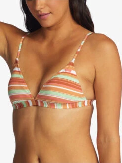 Roxy Beach Classics Fixed Triangle Bikini Top -Shoreline Mood arjx303584 roxyw cns3 frt3