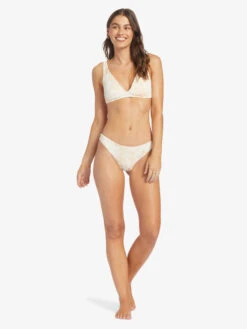 Rib Roxy Love The Oceana V Bikini Top -Shoreline Mood arjx303592 roxyw teh7 frt9
