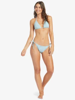 Roxy Seaside Tropics Smock Tiki Tri Bikini Top -Shoreline Mood arjx303595 roxyw bzb6 frt9