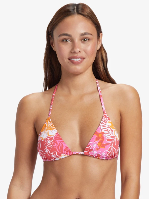 Roxy Sea Spray Tiki Tri Bikini Top 1 Roxy Sea Spray Tiki Tri Bikini Top