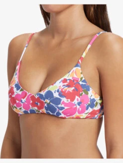 Roxy Printed Beach Classics Athletic Triangle Bikini Top 8 Roxy Printed Beach Classics Athletic Triangle Bikini Top -Shoreline Mood arjx303613 roxyw mjy5 frt3