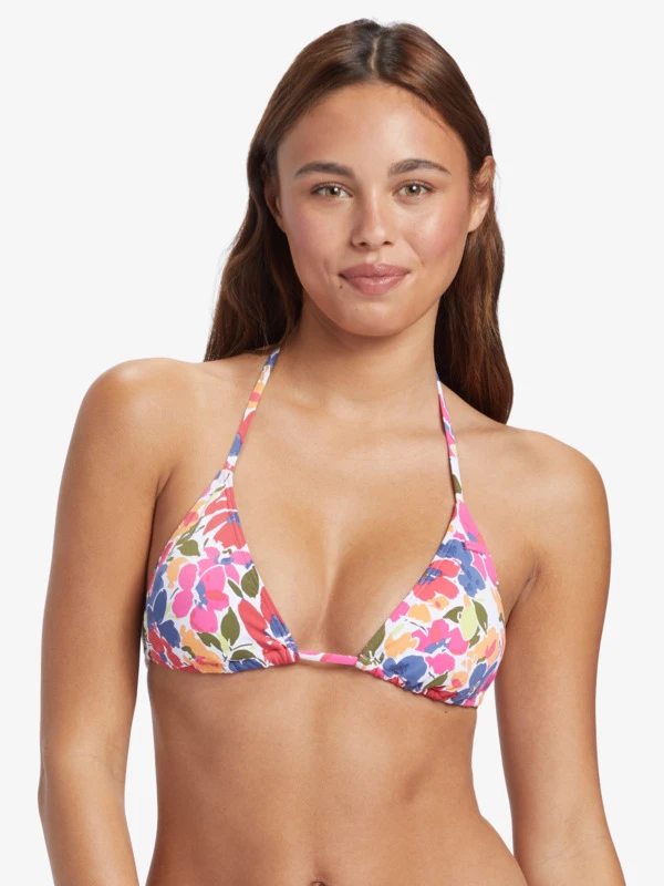 Roxy Bloomin Babe Tiki Tri Bikini Top 1 Roxy Bloomin Babe Tiki Tri Bikini Top