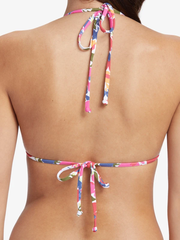 Roxy Bloomin Babe Tiki Tri Bikini Top 4 Roxy Bloomin Babe Tiki Tri Bikini Top - Image 4