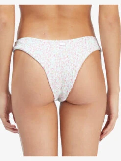 Roxy Ditsy In Paradise Smocked Cheeky Bikini Bottoms -Shoreline Mood arjx403507 roxyw gcf7 bck1