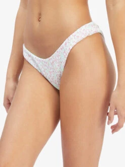 Roxy Ditsy In Paradise Smocked Cheeky Bikini Bottoms -Shoreline Mood arjx403507 roxyw gcf7 sd1