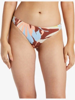 Roxy Floradelic Cheeky Printed Bikini Bottoms -Shoreline Mood arjx403544 roxyw cpq6 frt1