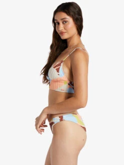 Roxy Floradelic Cheeky Printed Bikini Bottoms -Shoreline Mood arjx403544 roxyw cpq6 frt4