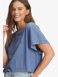 Roxy Having Fun T-Shirt -Shoreline Mood arjzt07136 roxyw bng0 dtl2