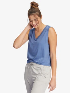 Roxy Sun Might Shine V-Neck Tank Top -Shoreline Mood arjzt07276 roxyw bng0 sd1