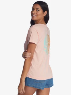Roxy Kinda Salty Screen Tee -Shoreline Mood arjzt07435 roxyw men0 frt3