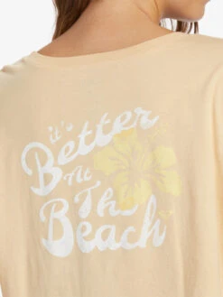 Roxy Better Beach T-Shirt 9 Roxy Better Beach T-Shirt -Shoreline Mood arjzt07498 roxyw tgb0 frt4