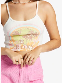 Roxy Haleiwa Moment Cropped Tank Top -Shoreline Mood arjzt07544 roxyw wbk0 frt3