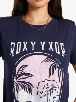 Roxy Paradise View Oversized T-Shirt -Shoreline Mood arjzt07552 roxyw bsp0 frt3