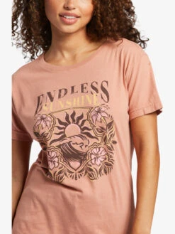 Roxy Endless Sunshine Oversized T-Shirt -Shoreline Mood arjzt07562 roxyw ckl0 frt3