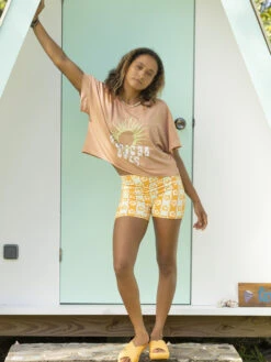 Roxy Radical Days T-Shirt -Shoreline Mood arjzt07564 roxyl ckl0 bck2