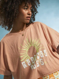 Roxy Radical Days T-Shirt -Shoreline Mood arjzt07564 roxym ckl0 bck2