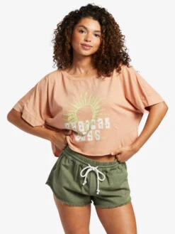 Roxy Radical Days T-Shirt -Shoreline Mood arjzt07564 roxyw ckl0 frt1