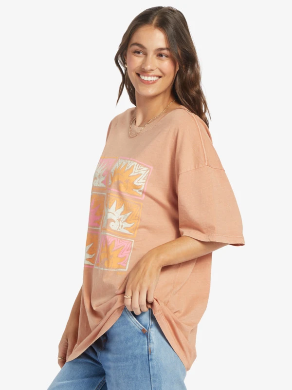 Roxy Sunny Daze Oversized T-shirt 2 Roxy Sunny Daze Oversized T-shirt - Image 2