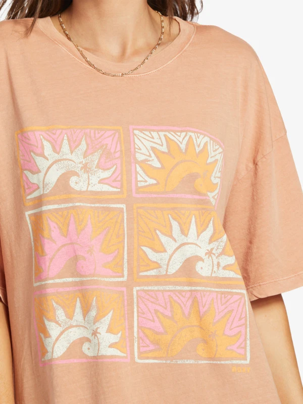Roxy Sunny Daze Oversized T-shirt 3 Roxy Sunny Daze Oversized T-shirt - Image 3