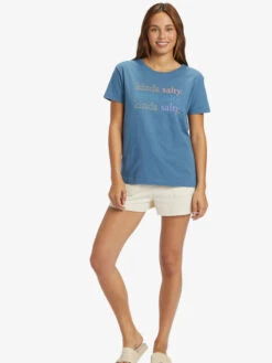 Roxy Kinda Salty Boyfriend T-shirt 8 Roxy Kinda Salty Boyfriend T-shirt -Shoreline Mood arjzt07626 roxyw bng0 frt9
