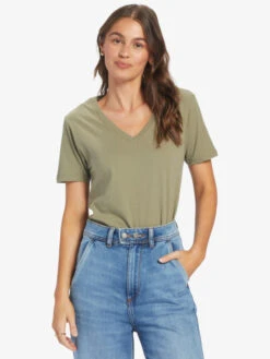 Roxy Tropical Oasis V-Neck T-Shirt