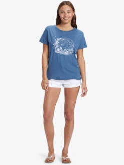 Roxy Mountain Day Oversized T-Shirt 8 Roxy Mountain Day Oversized T-Shirt -Shoreline Mood arjzt07677 roxyw bng0 frt9